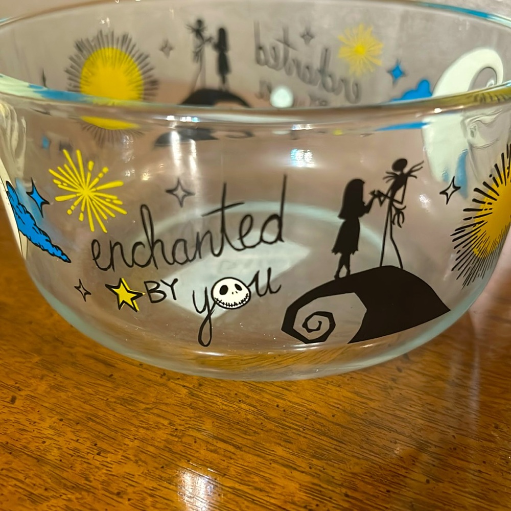 Disney The Nightmare Before Christmas Food Storage Glass
Container Bowl